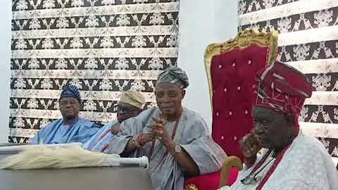OFFICIALLY,  UCH BOARD VISITED OLUBADAN OBA RASHEED ADEWOLU LADOJA @ PALACE