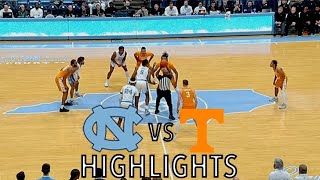 UNC Highlights vs Tennessee | 2023 ACC/SEC Challenge