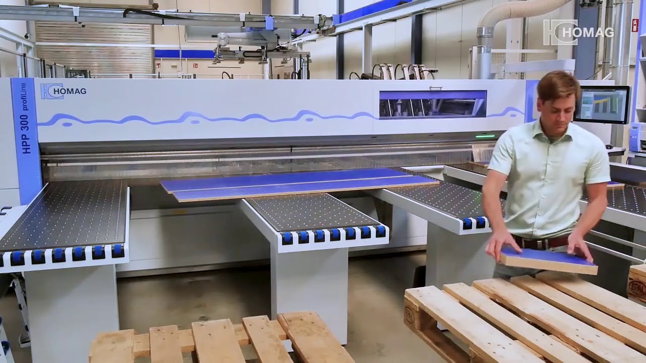 HOMAG     Tecnologia de corte e intelliGuide – o primeiro sistema de assistência ao operador