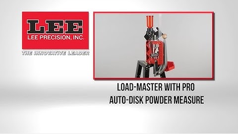 Lee Load-Master with Pro Auto-Disk Powder Measure