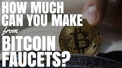 How Much Can You Make From Bitcoin Faucets?