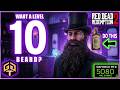 RDR2 Grow Level 10 Beard Max Length Use Hair Tonic Fast Travel Sleep Wait Until Morning How to Guide