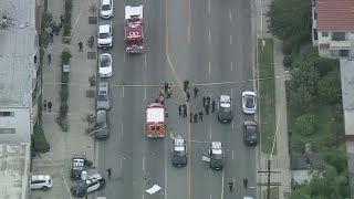 Suspect reportedly slashing tires in Van Nuys on Halloween shot and killed by LAPD officers