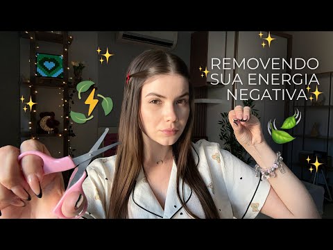 ASMR Removendo Energia Negativa 🌿 Sensação Imediata de Alívio ✨