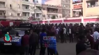 رصد | قوات الأمن تخلي إحدى مدارس مدينه أبوحمص بحجة وجود قنبلة