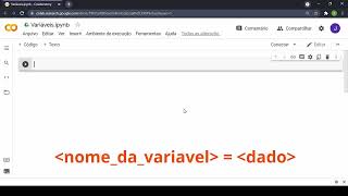 Python | Variáveis | Google Colab