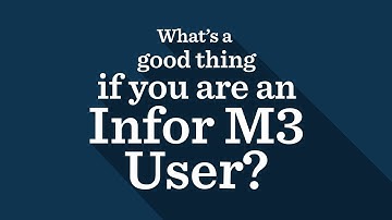 Infor M3 user