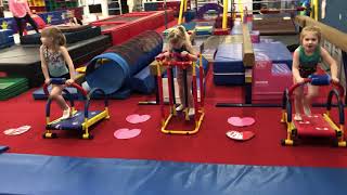 Working It Out In Gymnastics Class - Tumblebear Connection