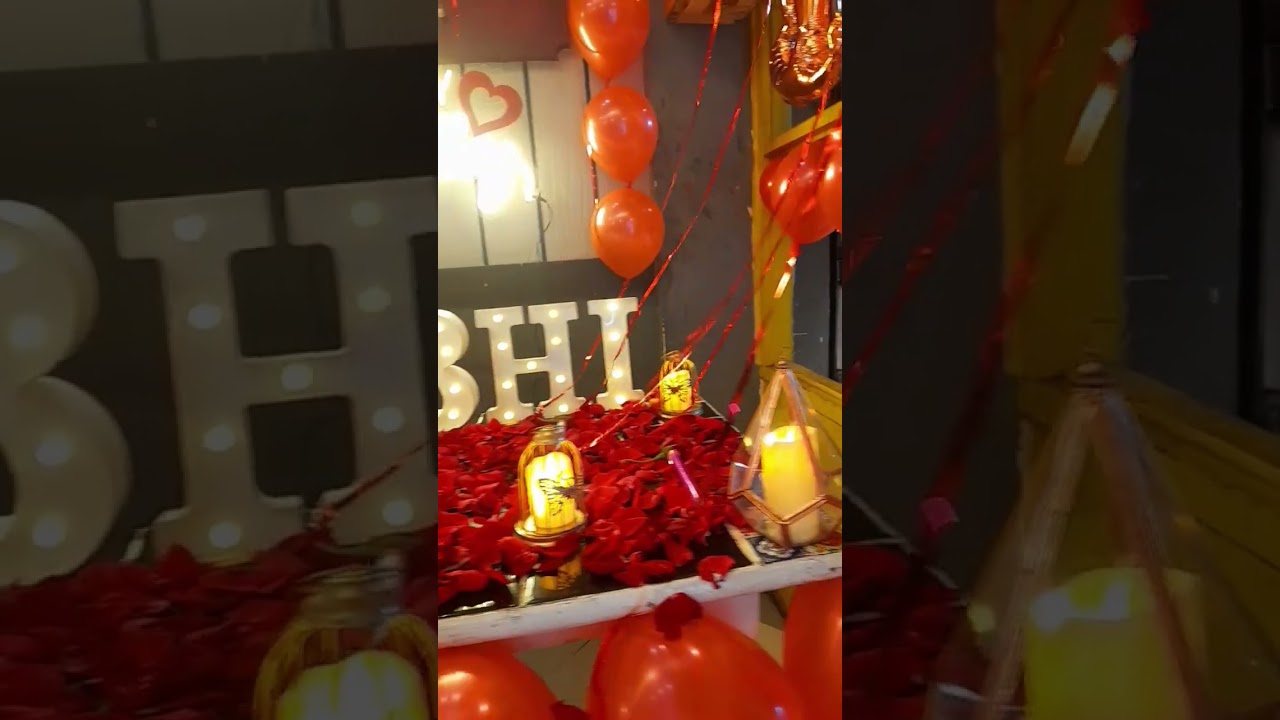 Romantic table Decoration For Couple 💑 