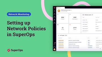 Network Monitoring | Setting up Network policies in SuperOps