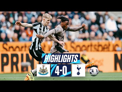 NEWCASTLE 4-0 TOTTENHAM HOTSPUR // PREMIER LEAGUE HIGHLIGHTS