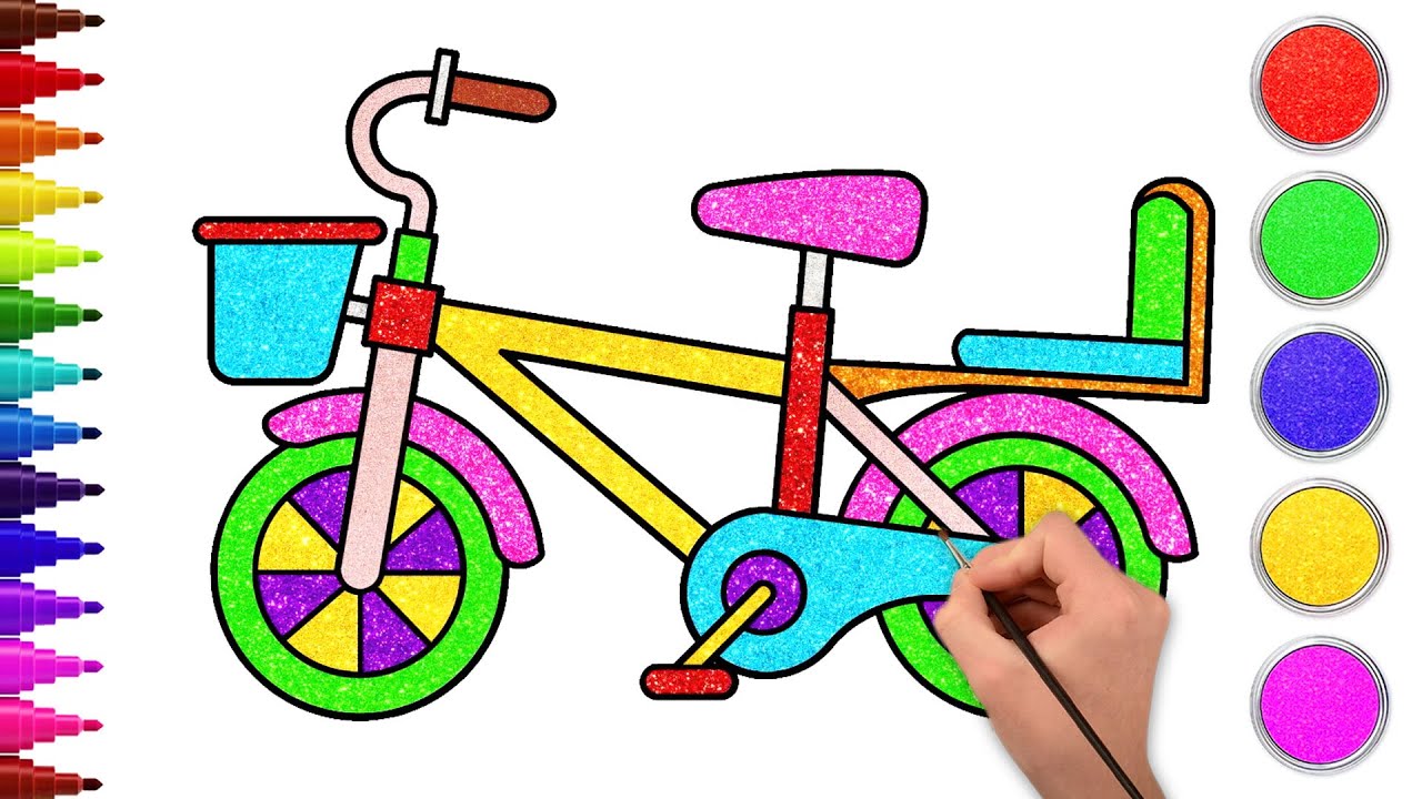Como Desenhar Bicicleta! 🚲 Aprenda a Desenhar Veículos ✍🏻 | Desenho Fácil | Chiki Art Brasil