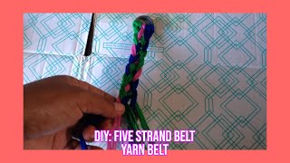 DIY: YARN BELT BY MAMA ISSA
