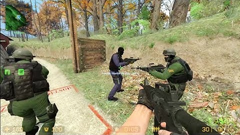 Counter Strike Source Gameplay Video 22-04-2023 map cs_militia