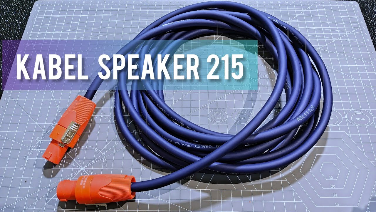 Membuat Kabel Speaker 1,5mm / Pasang Speakon Supaya Kuat & Awet DIY