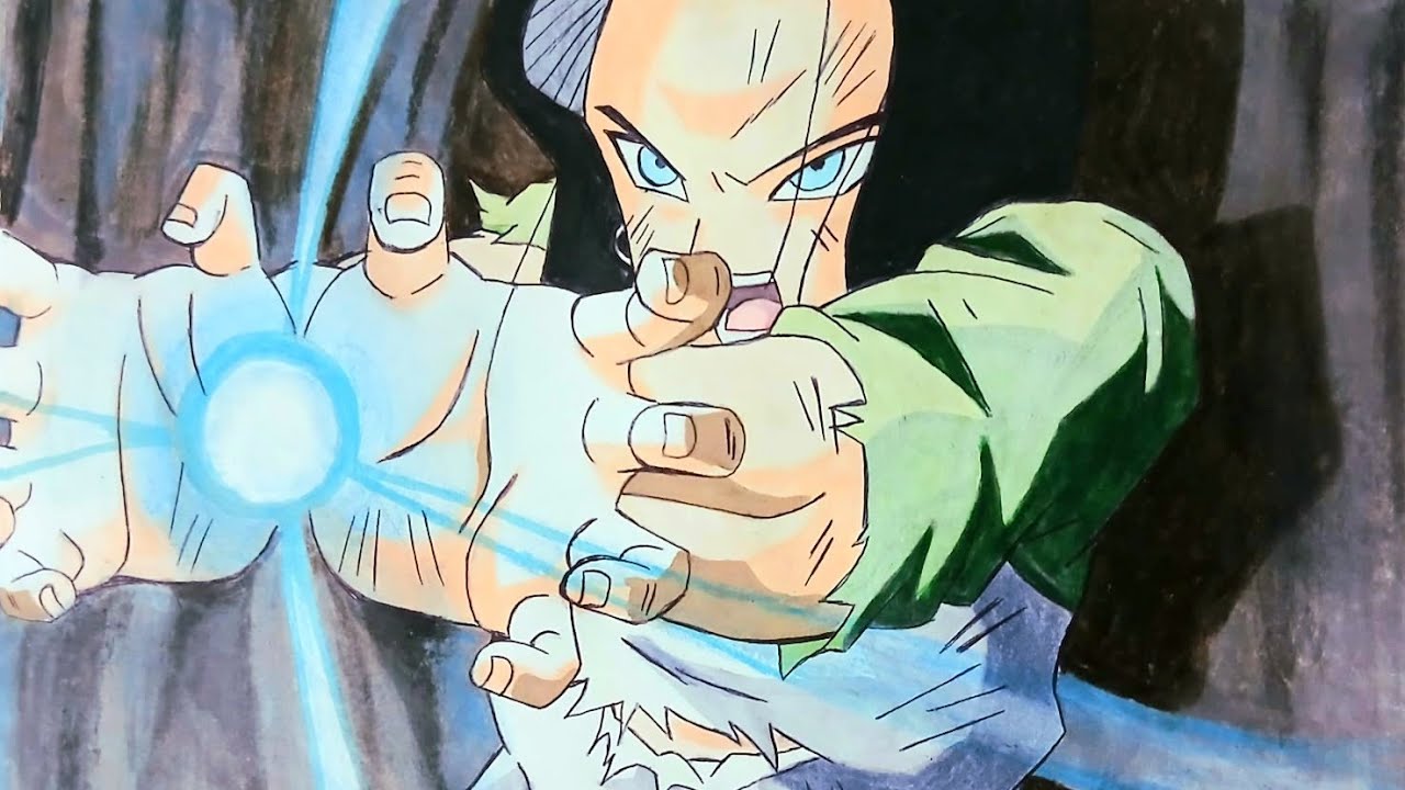 Dibujo De Androide Número 17 [ Dragon Ball Super ] Drawing 