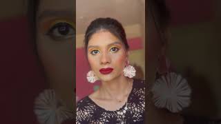 Fire eye🔥👀 makeup #youtubeshorts #makeup