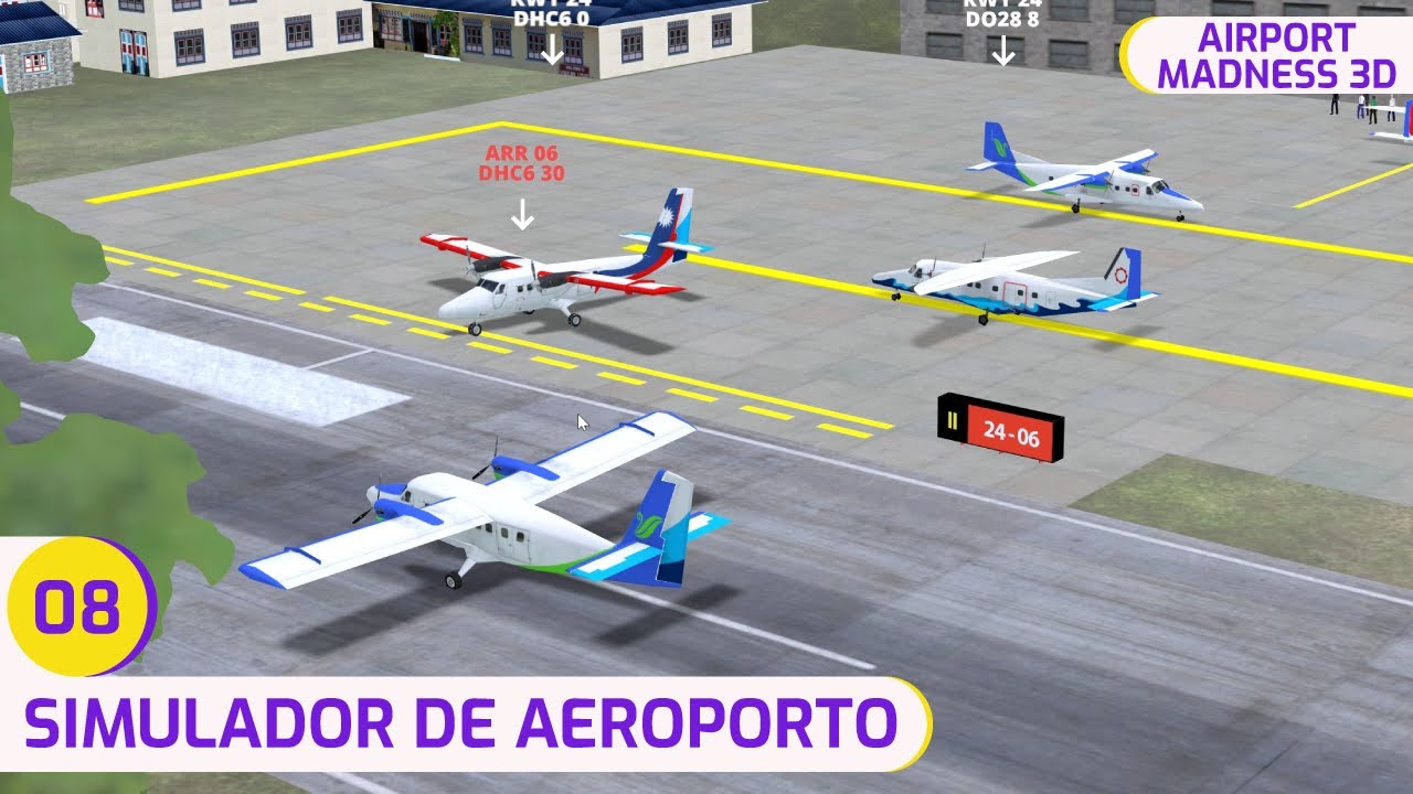 4K - Simulador de Aeroporto | Airport Madness 3D: V2 (Ep. 08) - YouTube
