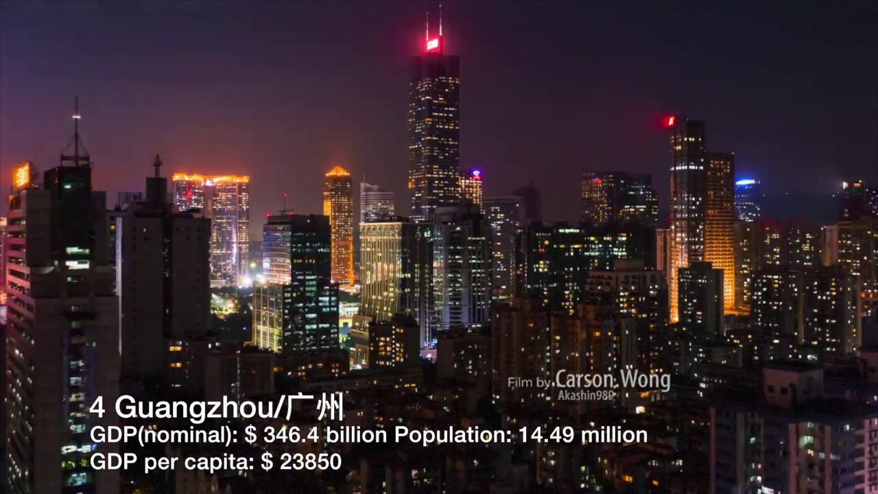 Top 100 Richest Cities in Mainland China in 2018 (by GDP nominal)