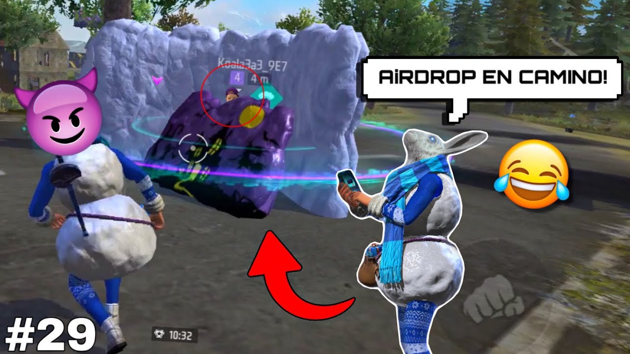 Encerrando a jugadores con PAREDES en FREE FIRE #29