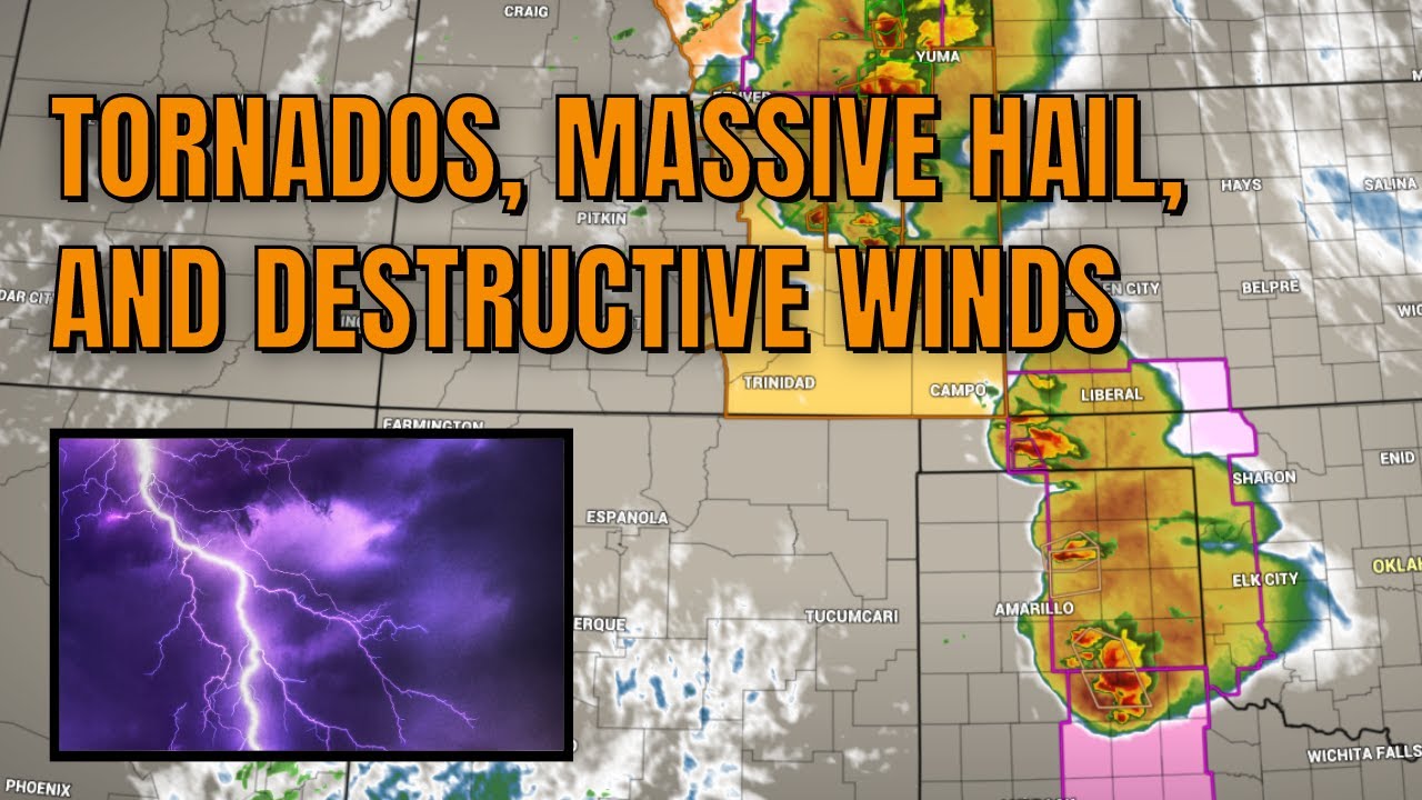 Tornadoes, Hail And Damaging Winds Threaten The Plains As – XJVTAS