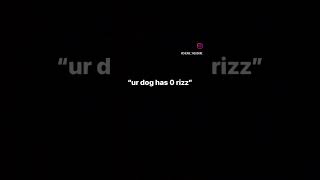 w rizz🤪😎 #dog #short #shorts #funny #funnyvideo #rizz Resimi