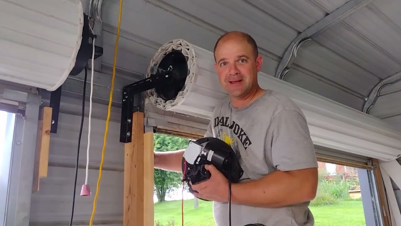 Roll-Up Garage Door Opener