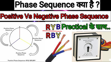 Phase sequence indicator (so easy) with practical