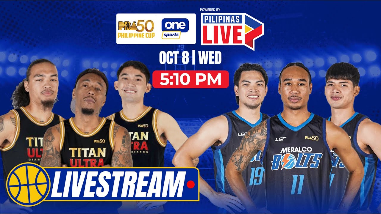 LIVE: MERALCO vs. TITAN ULTRA | PBA SEASON 50 PHILIPPINE CUP | October 8, 2025