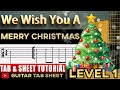 We wish you a Merry Christmas Guitar Tab Tutorial