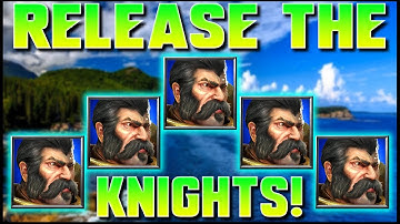 RELEASE THE KNIGHTS! | WC3 | Grubby