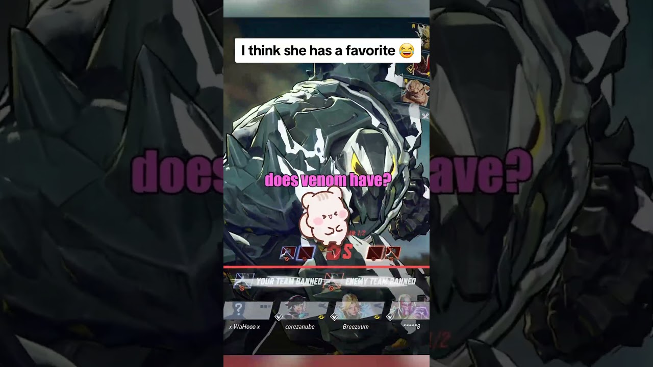 She Picked My Venom Skin 😂 Marvel Rivals 