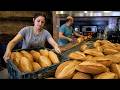 Simple Bread, Massive Production! Full Process (ASMR)