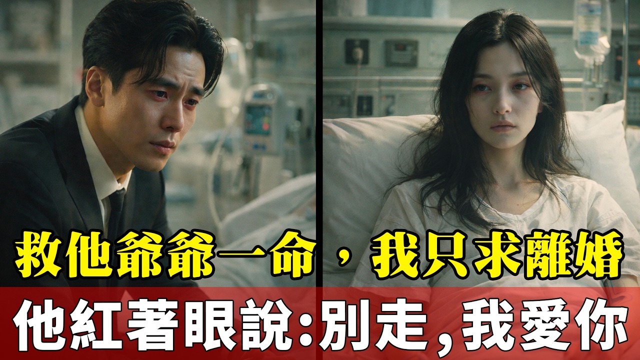 結婚三年他對我冷若冰霜，我拼死救下他爺爺，只為求一個願望：「我想和陸晏舟……離婚。」 看著他瞬間慌亂的眼神，我終於笑了。#言情小說 #追妻火葬場 #破鏡重圓