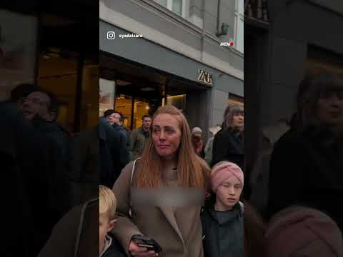 Lágrimas por Gaza: Emocionante protesto em Oslo pela Palestina