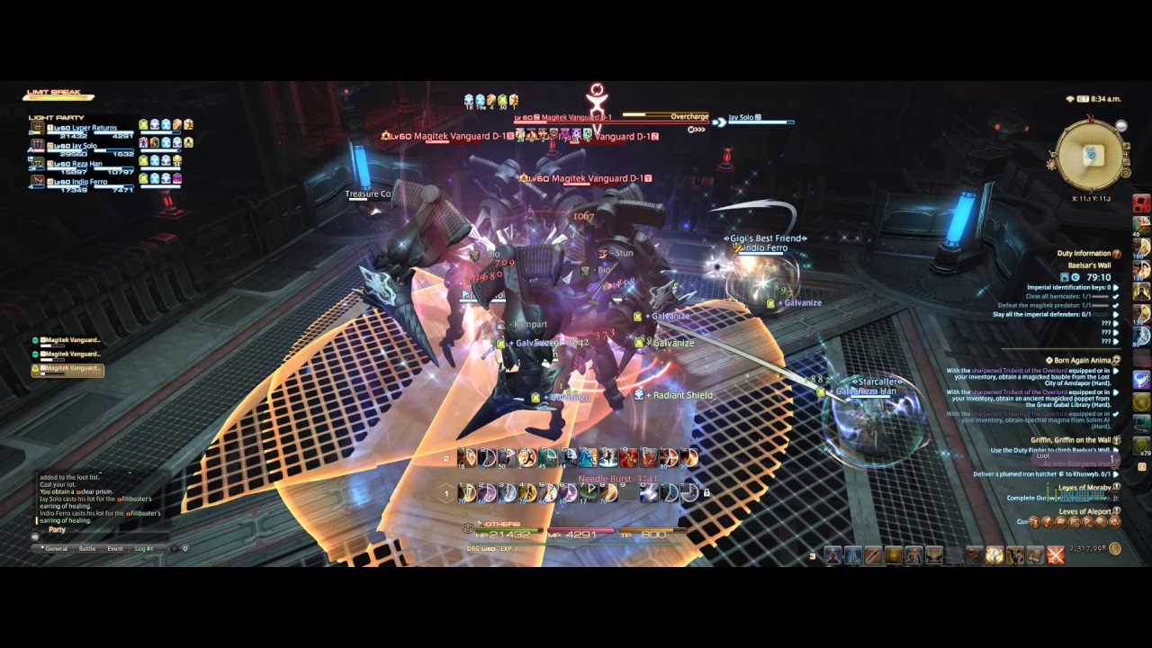 Final Fantasy XIV Patch 3.5 Baelsar's Wall (Dungeon) YouTube