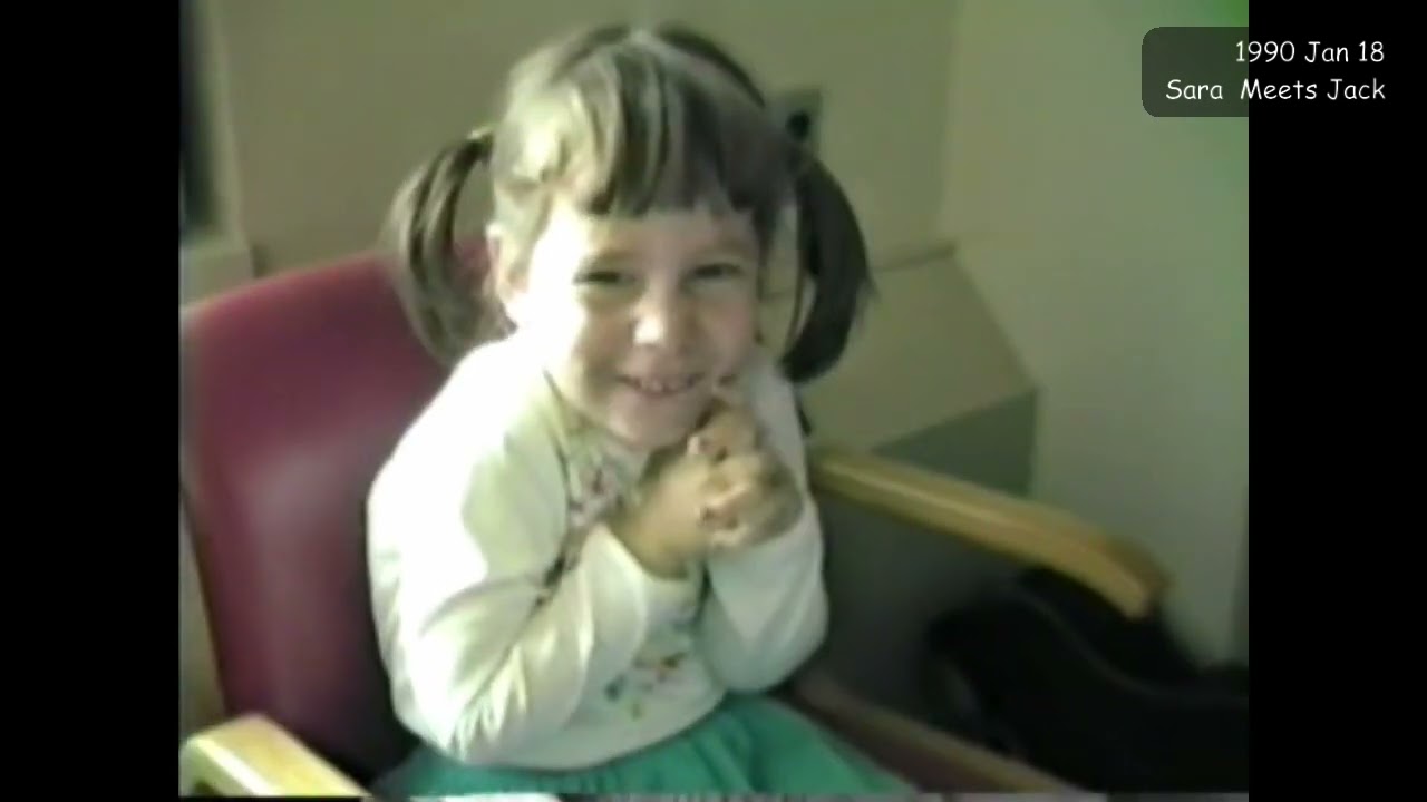 1990 Sara meets day old Jack