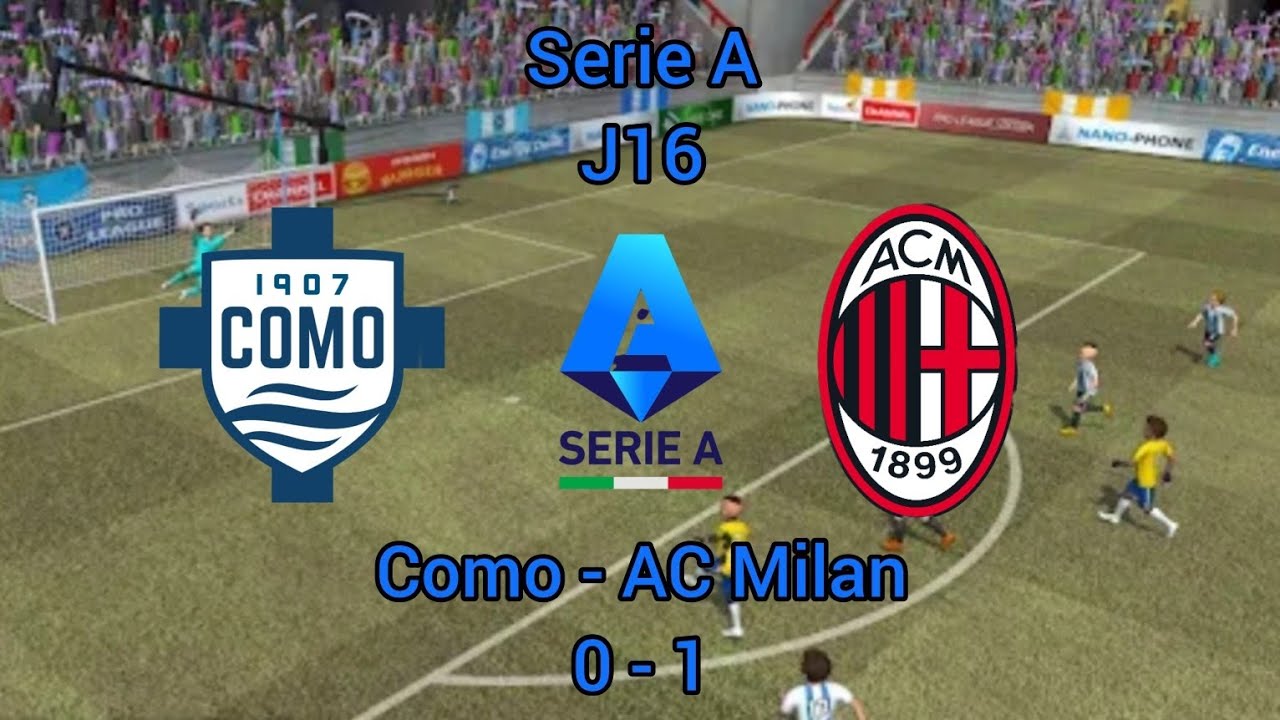 Pro League Soccer/ Como - AC Milan/ Serie A J16