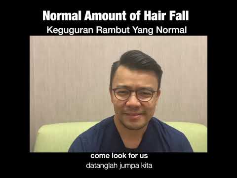 Hair Fall: What Is The Normal? | Keguguran Rambut Yang Normal | Dr Aly @ HTS Clinic, Malaysia