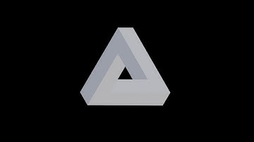 Blender 2.8 Impossible triangle illusion tutorial preview