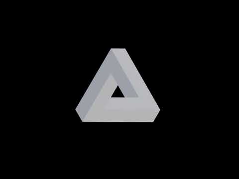 Blender 2.8 Impossible triangle illusion tutorial preview