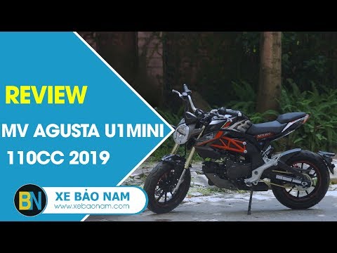 Video Mv Agusta U1 Mini 110cc đời mới nhất 2019 ► Đánh giá... - youtube