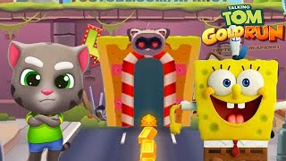 TALKING TOM GOLD RUN - TALKING TOM AND SPONGEBOB ON THE RUN screenshot 5