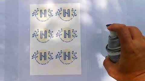 How To Seal Waterslide Decal  Paper For Inkjet Printers