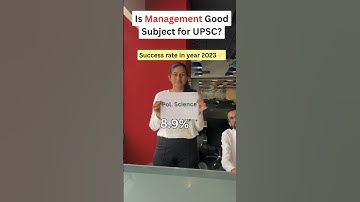 Best UPSC Optional Based on Success Rate? #upscoptional #management #optionalsubject
