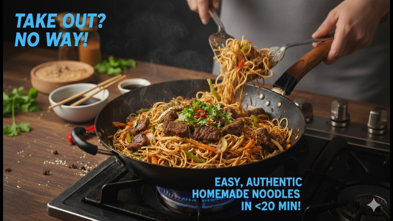 Forget Pasta! Try These Addictive Thin Noodles with Beef & Veggies!