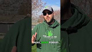 The Exact Way to Measure and Spread Grub Control #lawncare #tutorial