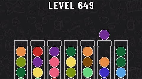 Ball Sort Puzzle Level 649 #ballsortpuzzle #ballsortpuzzlegameplay #puzzlegame #mobilegames