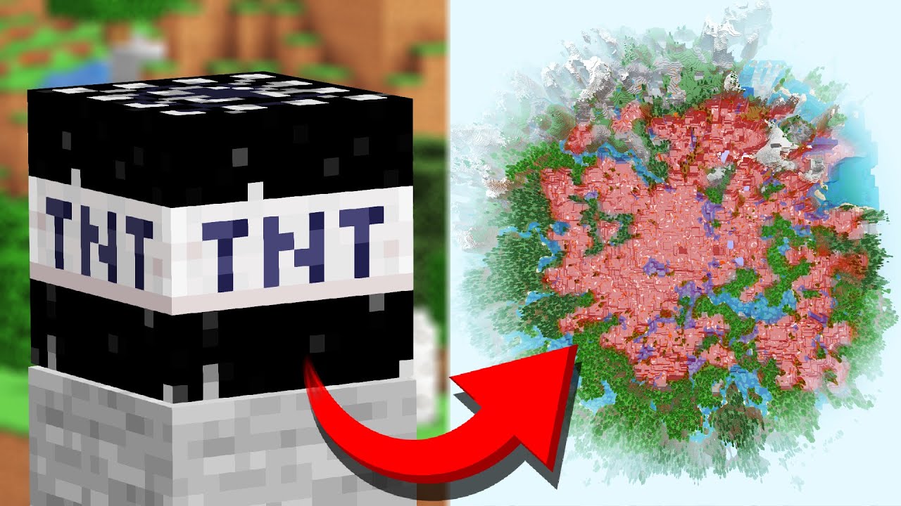 We Made The Strongest Tnt In Minecraft Comments To Crafting Youtube