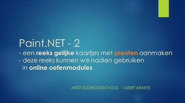 PaintNET - Kaartje met foto